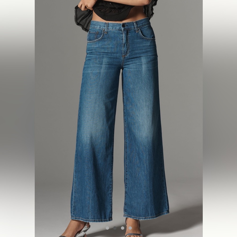Anthropologie ASKK NY Atomic High-Rise Wide-Leg Jeans size 25  bnew with a tag
